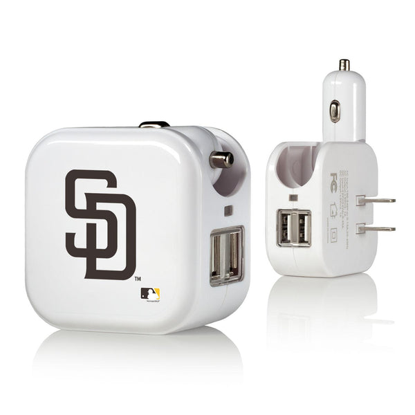 San Diego Padres Insignia 2 in 1 USB Charger