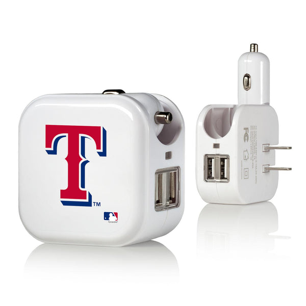 Texas Rangers Insignia 2 in 1 USB Charger