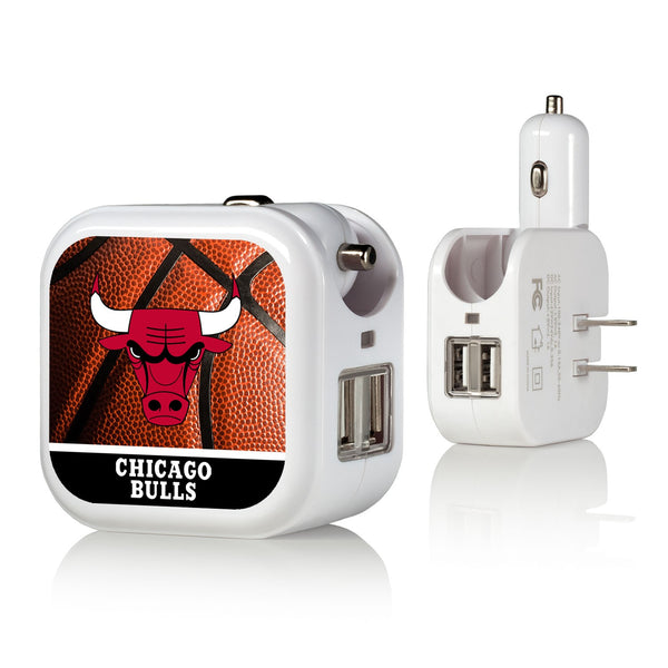 Chicago Bulls Basketball 2 in 1 USB Charger