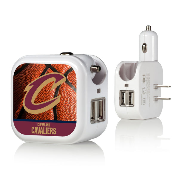 Cleveland Cavaliers Basketball 2 in 1 USB Charger