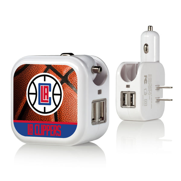 Los Angeles Clippers Basketball 2 in 1 USB Charger