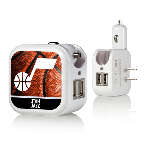 Utah Jazz Basketball 2 in 1 USB Charger