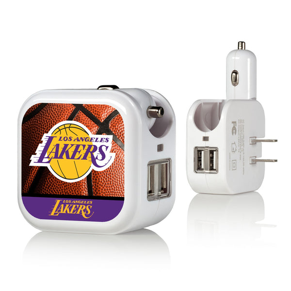 Los Angeles Lakers Basketball 2 in 1 USB Charger