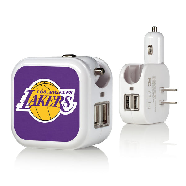 Los Angeles Lakers Solid 2 in 1 USB Charger