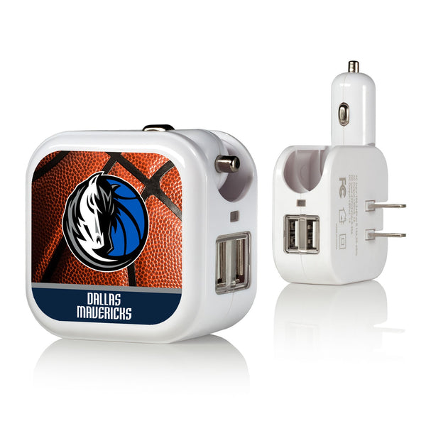 Dallas Mavericks Basketball 2 in 1 USB Charger