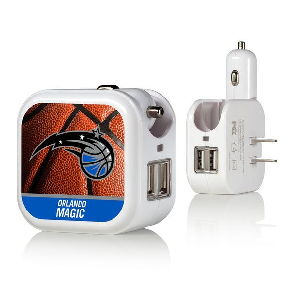 Orlando Magic Basketball 2 in 1 USB Charger