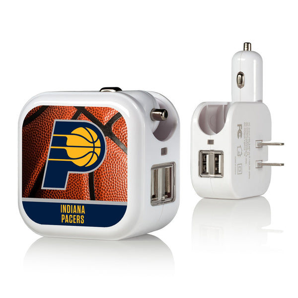 Indiana Pacers Basketball 2 in 1 USB Charger