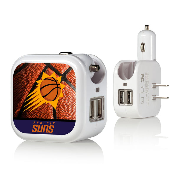 Phoenix Suns Basketball 2 in 1 USB Charger