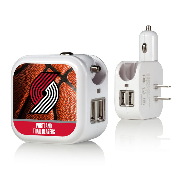 Portland Trail Blazers Basketball 2 in 1 USB Charger