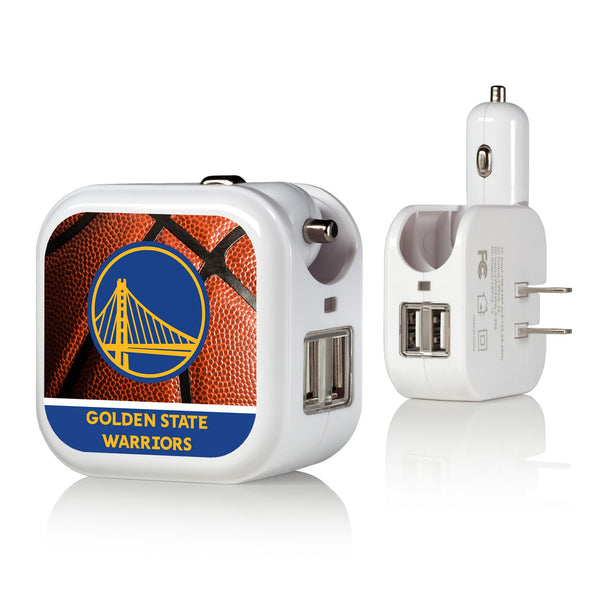 Golden State Warriors Basketball 2 in 1 USB Charger
