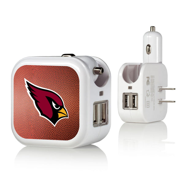 Arizona Cardinals Football 2 in 1 USB Charger