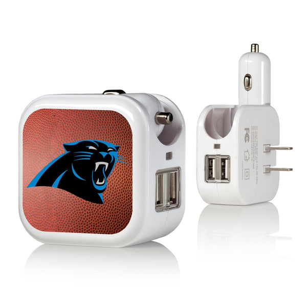 Carolina Panthers Football 2 in 1 USB Charger