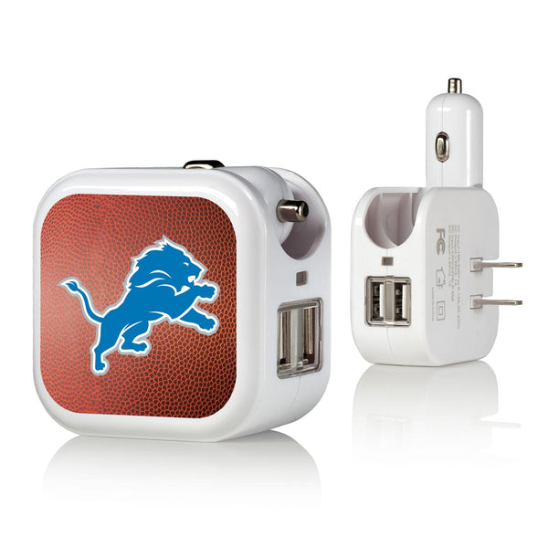 Detroit Lions Football 2 in 1 USB Charger