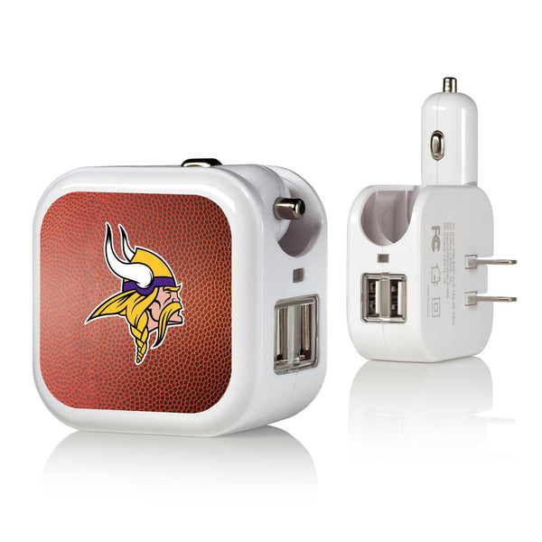 Minnesota Vikings Football 2 in 1 USB Charger
