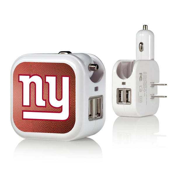 New York Giants Football 2 in 1 USB Charger