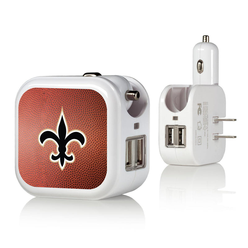 New Orleans Saints Football 2 in 1 USB Charger