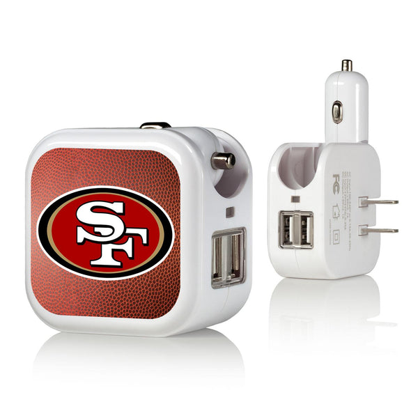San Francisco 49ers Football 2 in 1 USB Charger