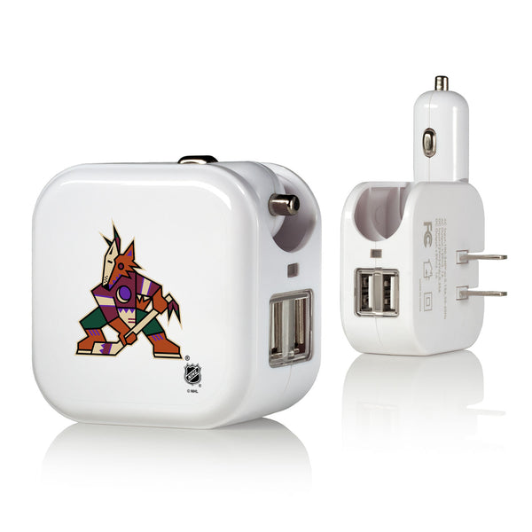 Arizona Coyotes Insignia 2 in 1 USB Charger