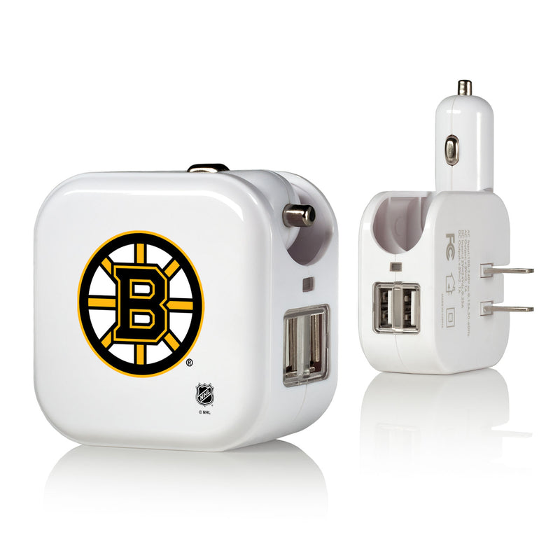 Boston Bruins Insignia 2 in 1 USB Charger