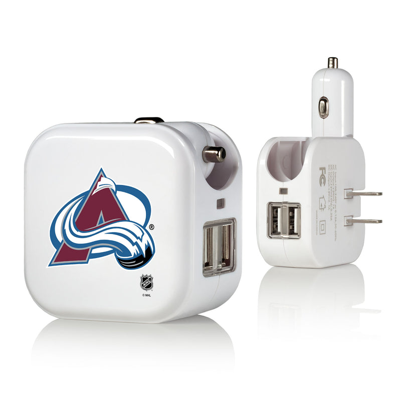 Colorado Avalanche Insignia 2 in 1 USB Charger