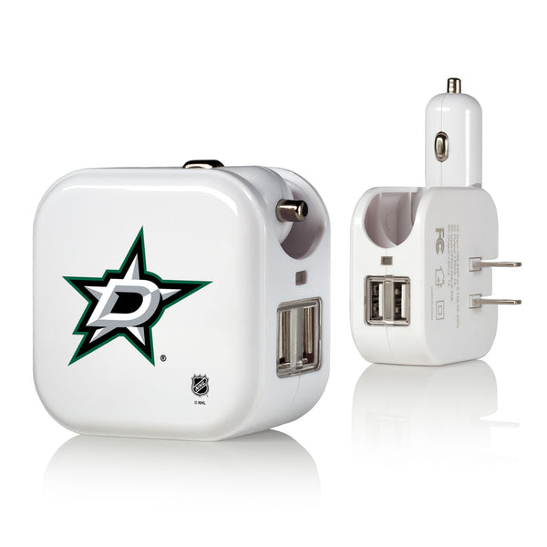 Dallas Stars Insignia 2 in 1 USB Charger