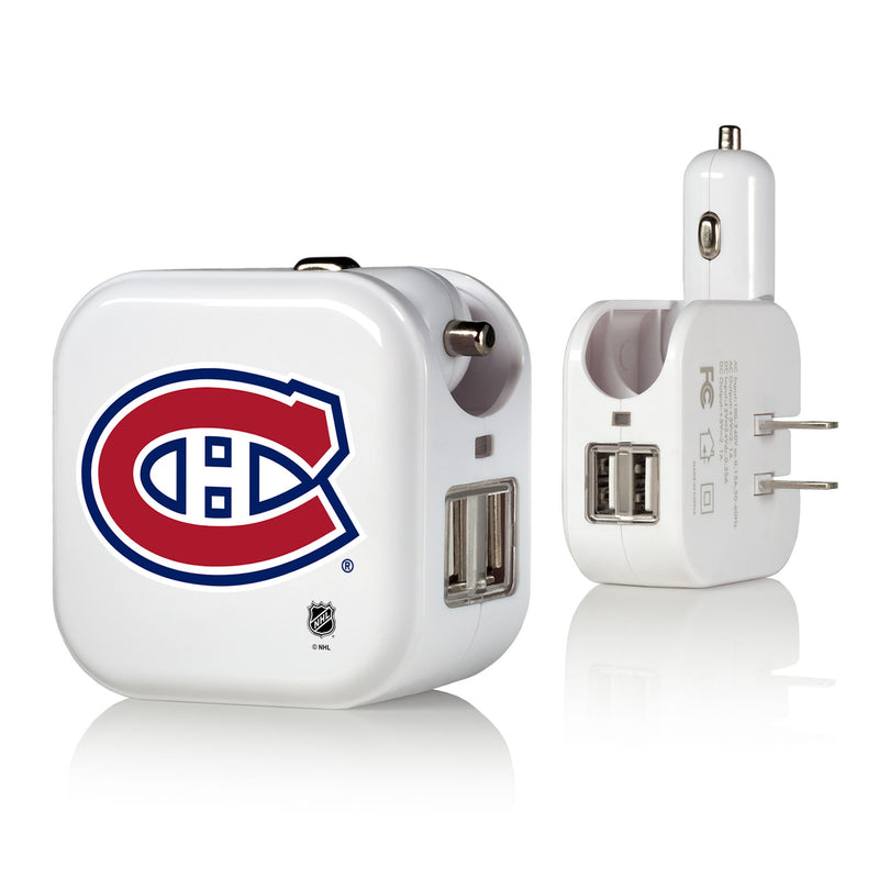 Montreal Canadiens Insignia 2 in 1 USB Charger