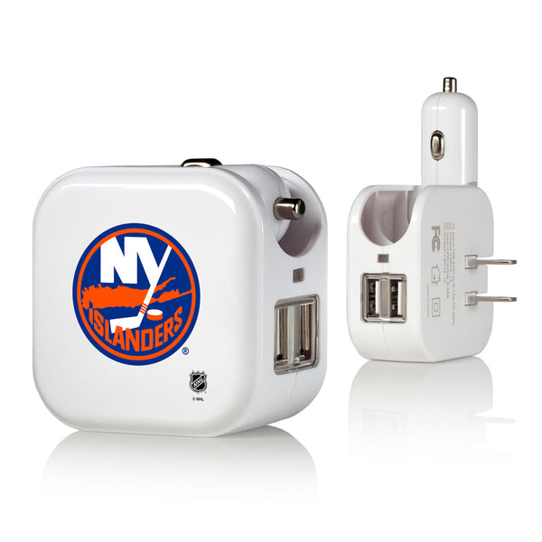 New York Islanders Insignia 2 in 1 USB Charger