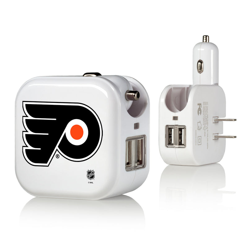 Philadelphia Flyers Insignia 2 in 1 USB Charger