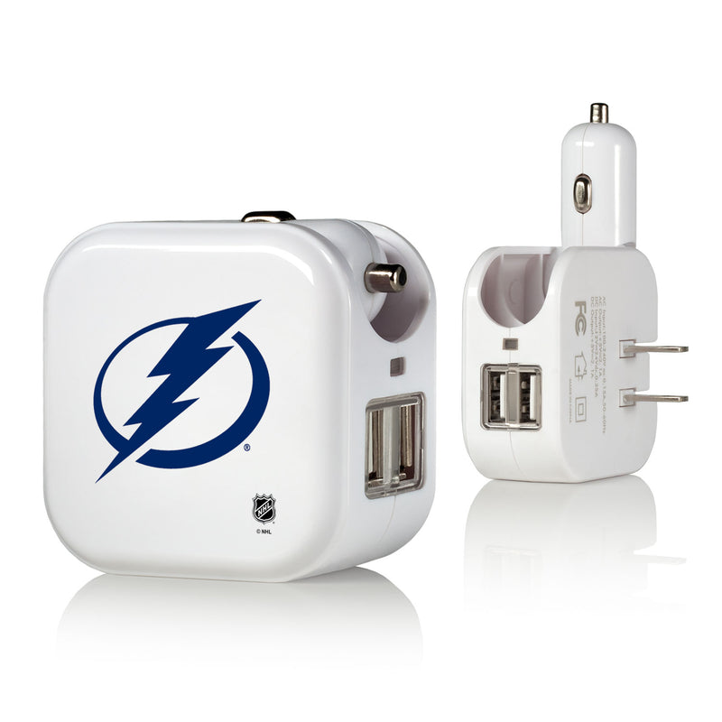 Tampa Bay Lightning Insignia 2 in 1 USB Charger