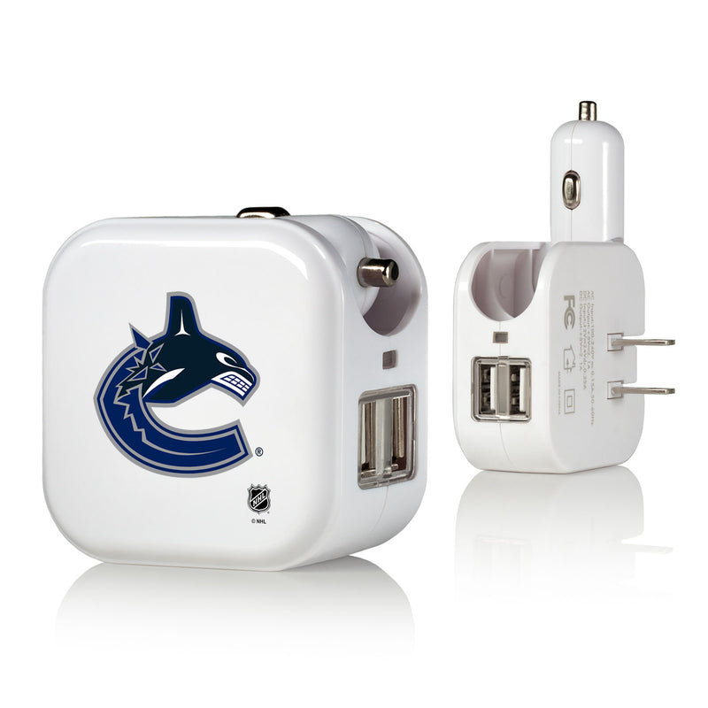 Vancouver Canucks Insignia 2 in 1 USB Charger
