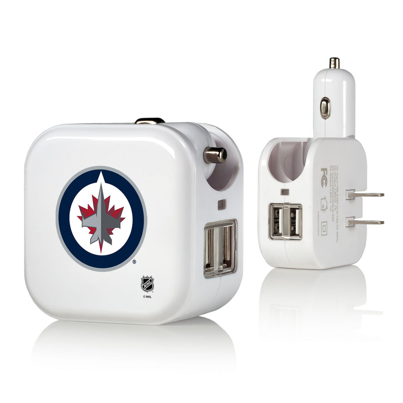Winnipeg Jets Insignia 2 in 1 USB Charger