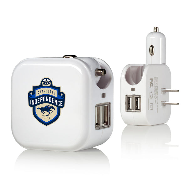 Charlotte Independence  Insignia 2 in 1 USB Charger