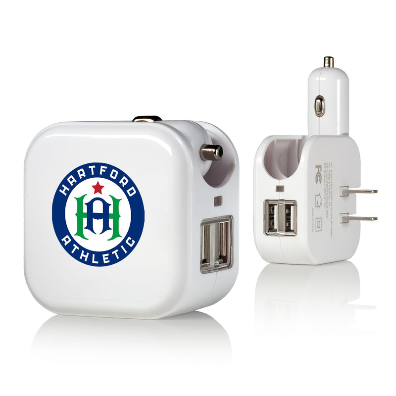 Hartford Athletic  Insignia 2 in 1 USB Charger
