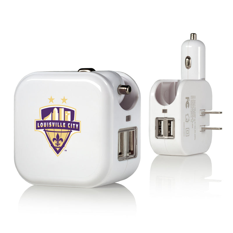 Louisville City FC  Insignia 2 in 1 USB Charger
