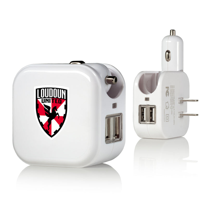 Loudoun United FC  Insignia 2 in 1 USB Charger