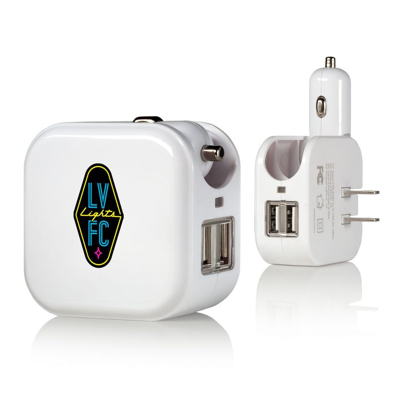 Las Vegas Lights FC  Insignia 2 in 1 USB Charger