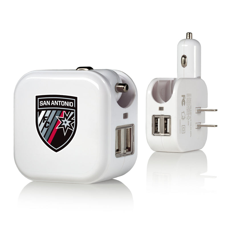 San Antonio FC  Insignia 2 in 1 USB Charger