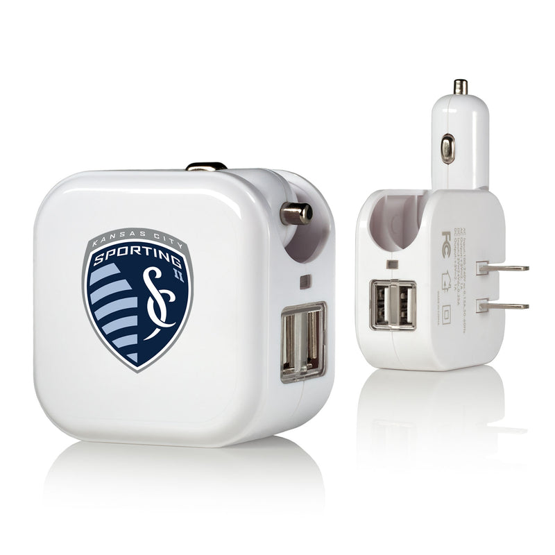 Sporting Kansas City II  Insignia 2 in 1 USB Charger