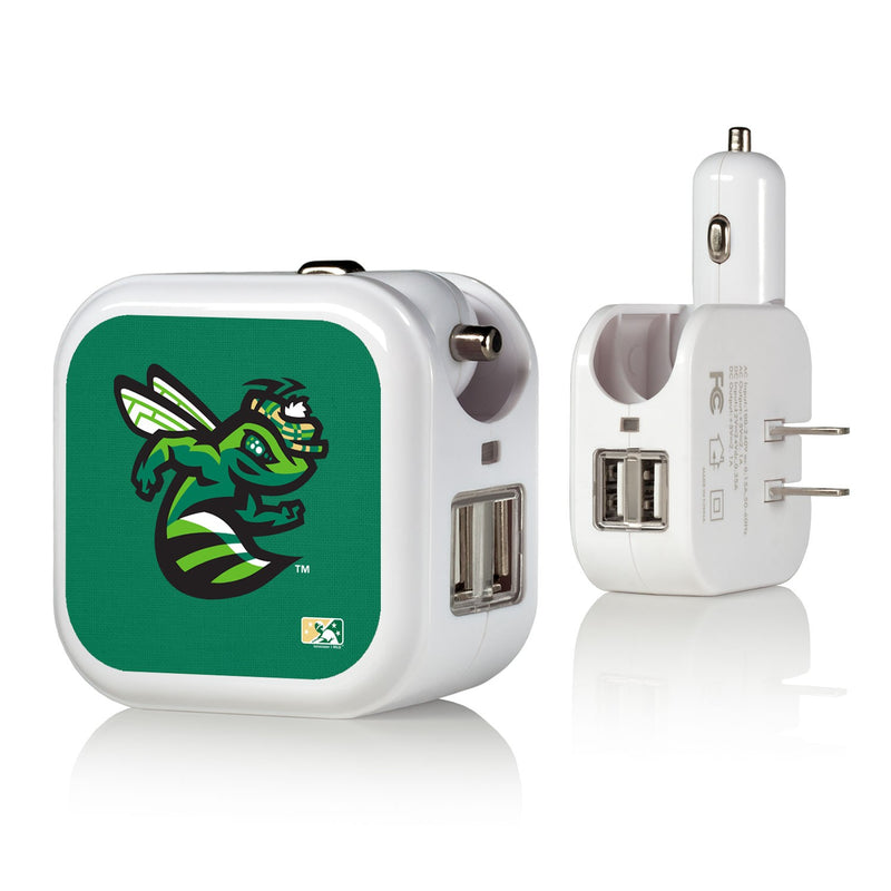 Augusta GreenJackets Solid 2 in 1 USB Charger