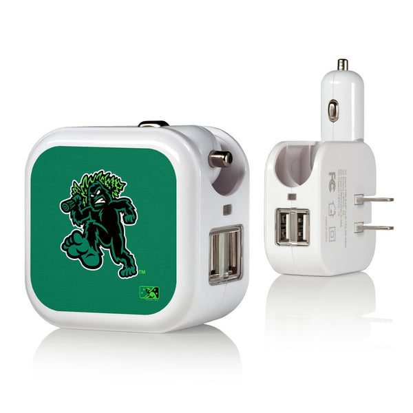Eugene Emeralds Solid 2 in 1 USB Charger