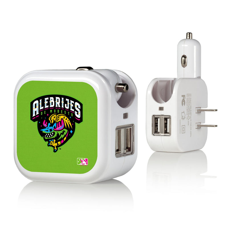 Modesto Alebrijes Solid 2 in 1 USB Charger