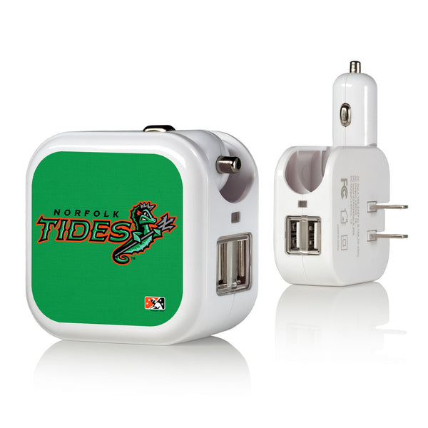 Norfolk Tides Solid 2 in 1 USB Charger