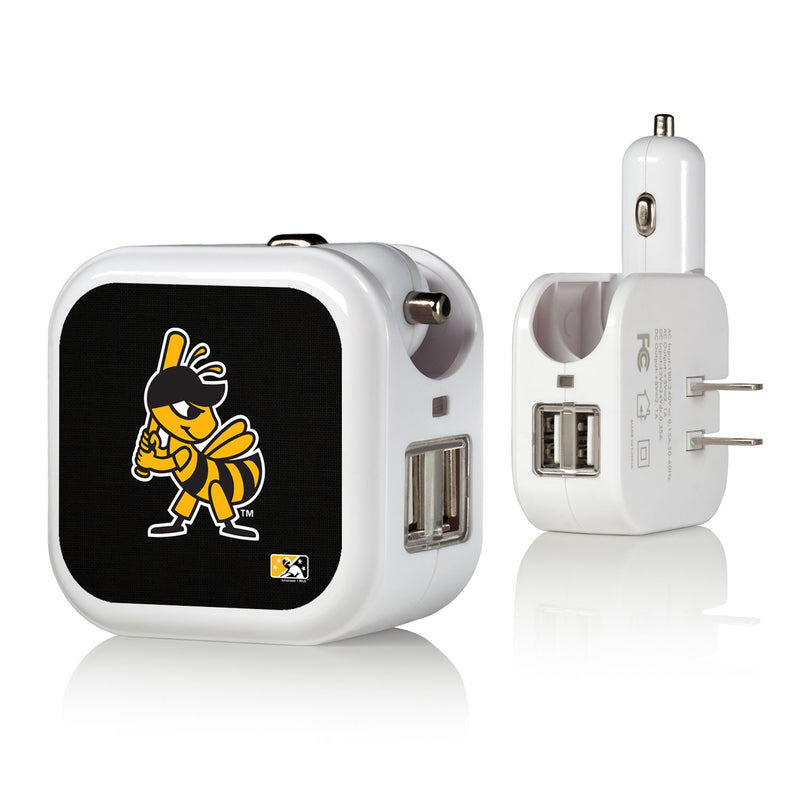 Salt Lake Bees Solid 2 in 1 USB Charger