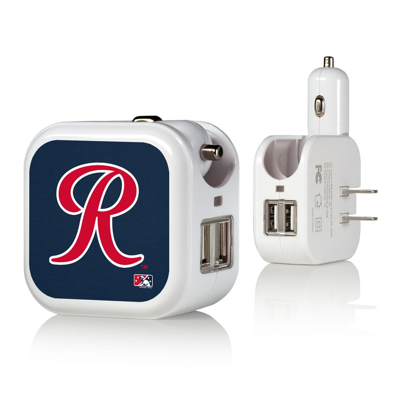Tacoma Rainiers Solid 2 in 1 USB Charger