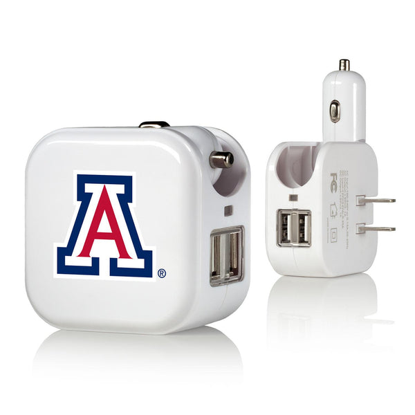 Arizona Wildcats Insignia 2 in 1 USB Charger