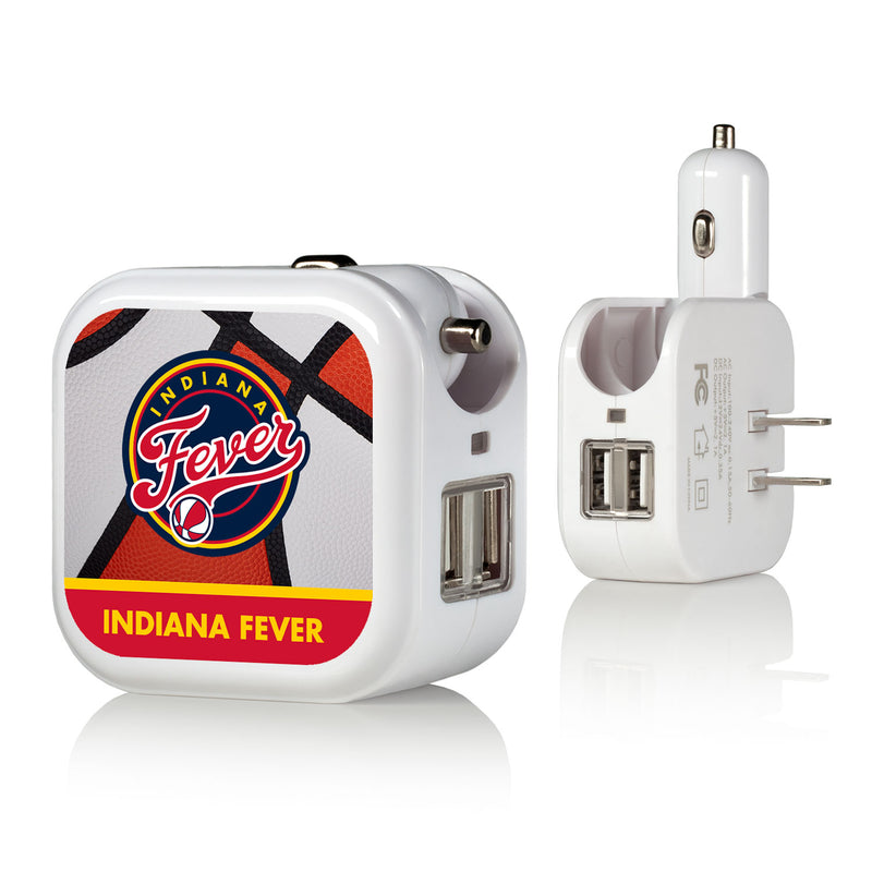 Indiana Fever Basketball 2 in 1 USB Charger