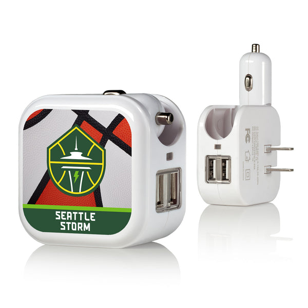 Seattle Storm Basketball 2 in 1 USB Charger