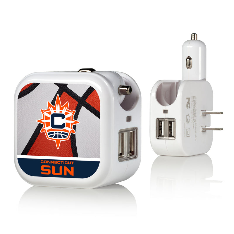 Connecticut Sun Basketball 2 in 1 USB Charger