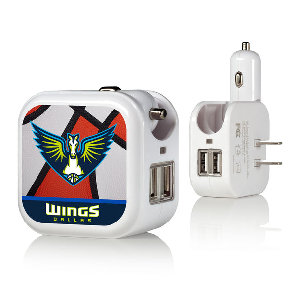 Dallas Wings Basketball 2 in 1 USB Charger