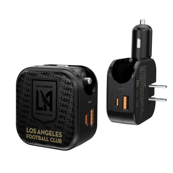 Los Angeles Football Club   Blackletter 2 in 1 USB A/C Charger